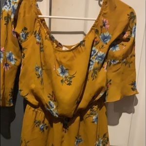 off the shoulders dress